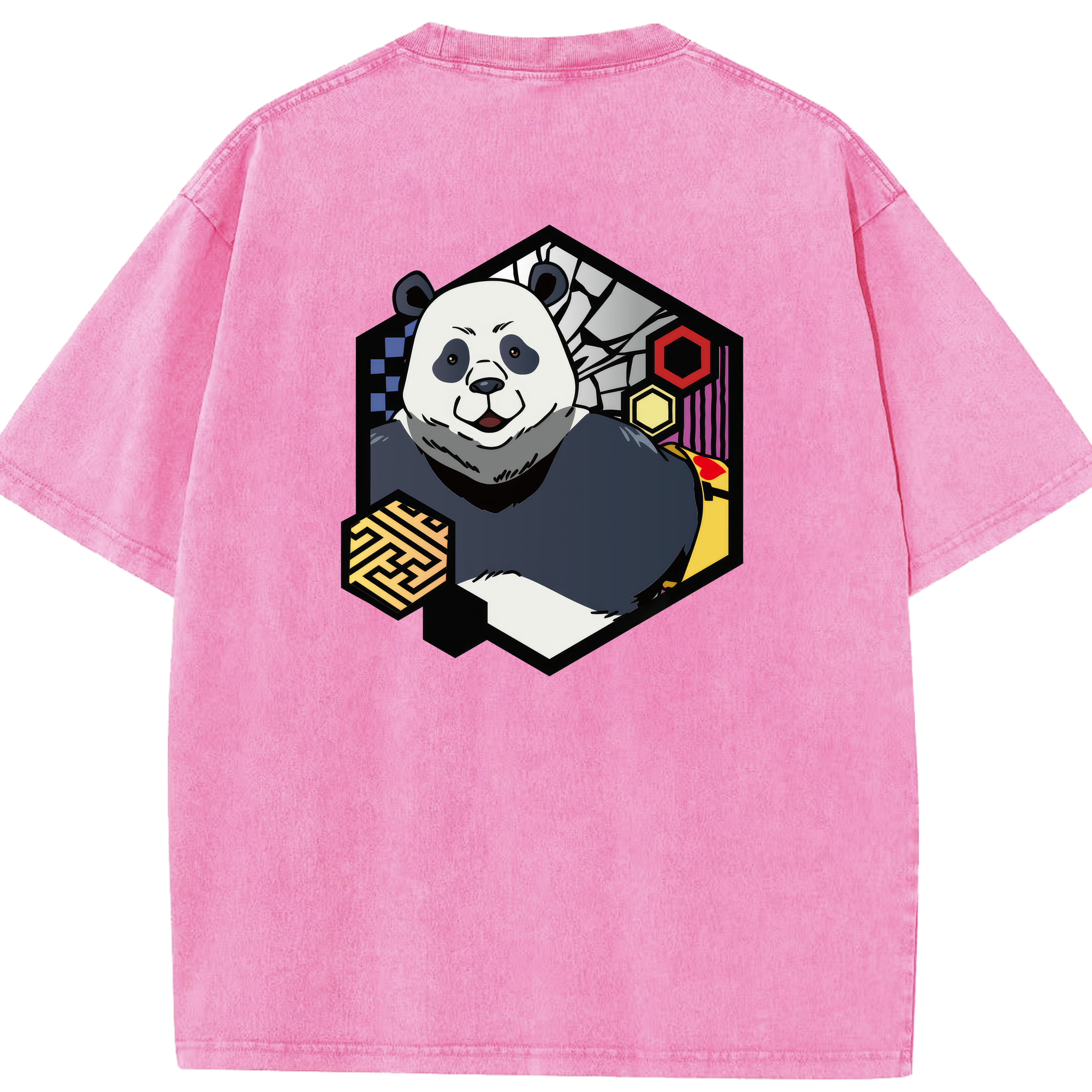 （画像用） 呪術廻戦 Jujutsu Kaisen 綿100% ヴィンテージ風 半袖Tシャツ（背面プリント）